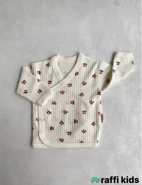 I love mom and dad 7-li set -Türkiyə istehsalı pambıq uşaq geyimi|Raffi Kids