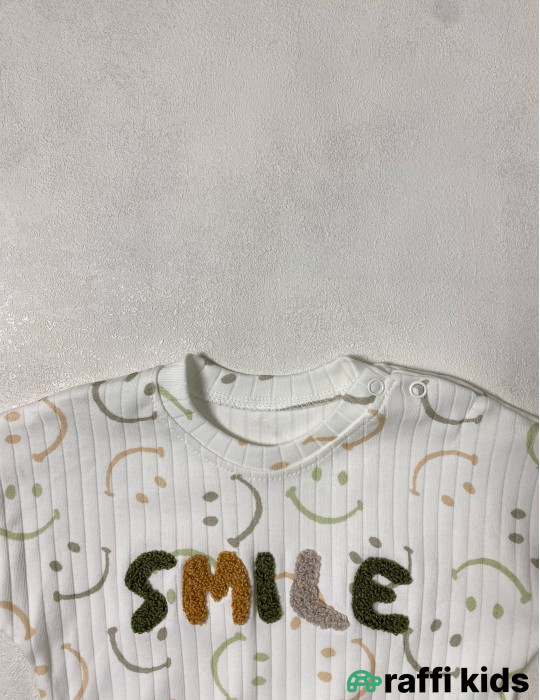 Smile 2-li dəst -Türkiyə istehsalı pambıq uşaq geyimi|Raffi Kids