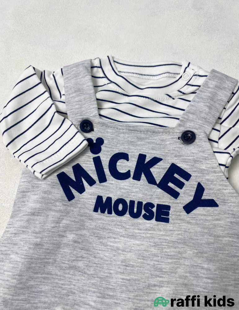 Mickey mouse slopet  -Türkiyə istehsalı pambıq uşaq geyimi|Raffi Kids