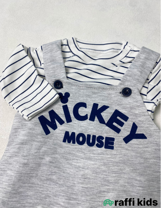 Mickey mouse slopet  -Türkiyə istehsalı pambıq uşaq geyimi|Raffi Kids