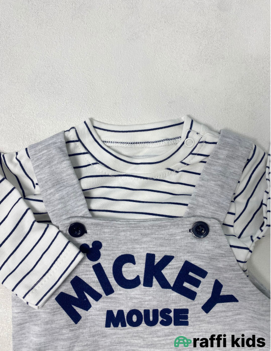 Mickey mouse slopet  -Türkiyə istehsalı pambıq uşaq geyimi|Raffi Kids