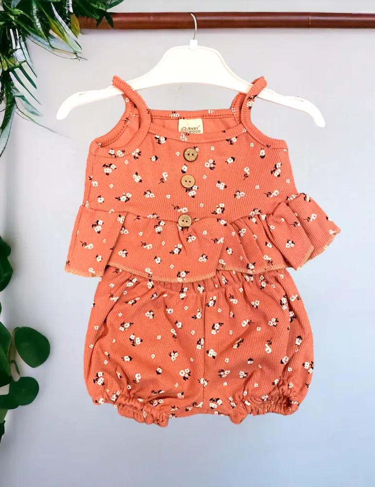 0-18 aylıq uşaqlar üçün yay sezon qisaqol sortik dəsti | sun and surf