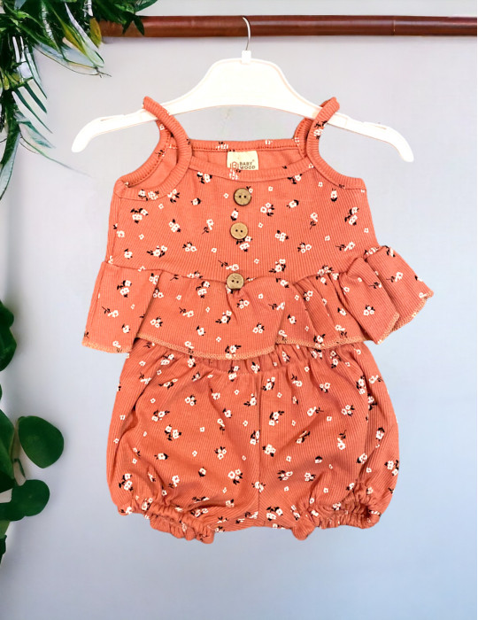 0-18 aylıq uşaqlar üçün yay sezon qisaqol sortik dəsti | sun and surf