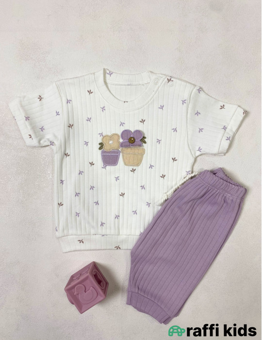 Terra 2-li dəst -Türkiyə istehsalı pambıq uşaq geyimi|Raffi Kids