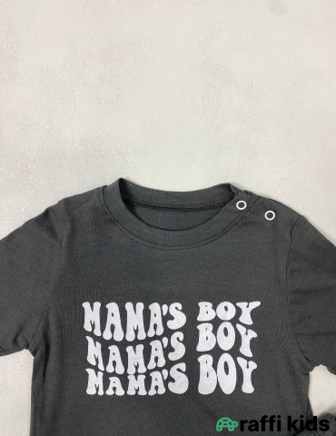 Mama's boy 2-li dəst -Türkiyə istehsalı pambıq uşaq geyimi|Raffi Kids 2