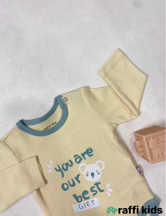 You are the best gift uzunqol body -Türkiyə istehsalı pambıq uşaq geyimi|Raffi Kids