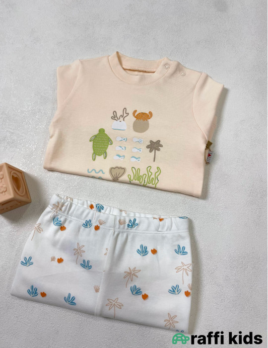 Möcüzə 2-li pijama dəst -Türkiyə istehsalı pambıq uşaq geyimi|Raffi Kids