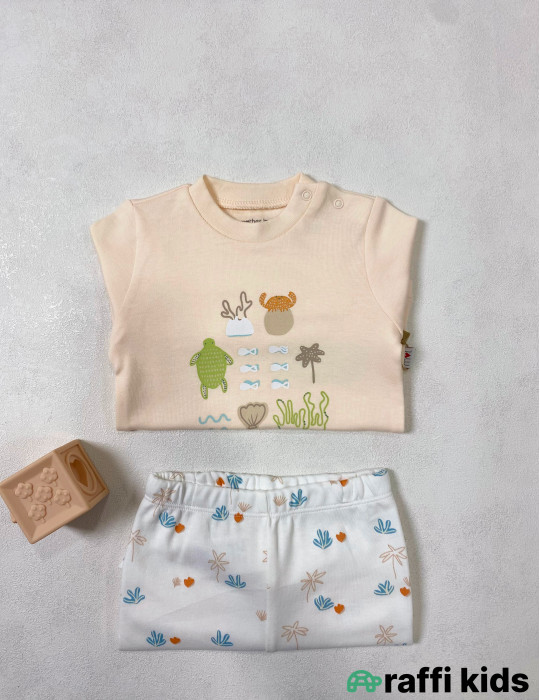 Möcüzə 2-li pijama dəst -Türkiyə istehsalı pambıq uşaq geyimi|Raffi Kids
