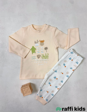Möcüzə 2-li pijama dəst -Türkiyə istehsalı pambıq uşaq geyimi|Raffi Kids