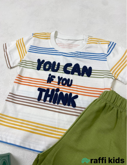 You can if you think 2-li dəst -Türkiyə istehsalı pambıq uşaq geyimi|Raffi Kids