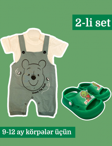 2-li set dəst, crocs(9-12 ay körpələr üçün)