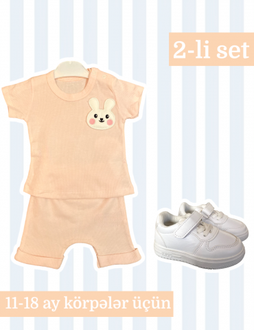 2-li set dəst, sneaker (11-18 ay körpələr üçün)