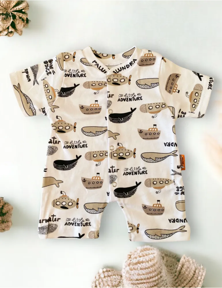 0-18 aylıq uşaqlar üçün yay sezon qisaqol sortik dəsti | sun and surf