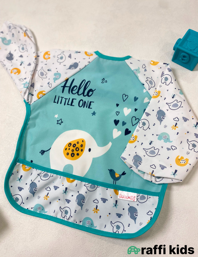 Hello little one uzunqol önlük -Türkiyə istehsalı uşaq geyimi|Raffi Kids