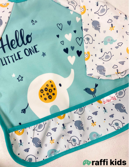 Hello little one uzunqol önlük -Türkiyə istehsalı uşaq geyimi|Raffi Kids