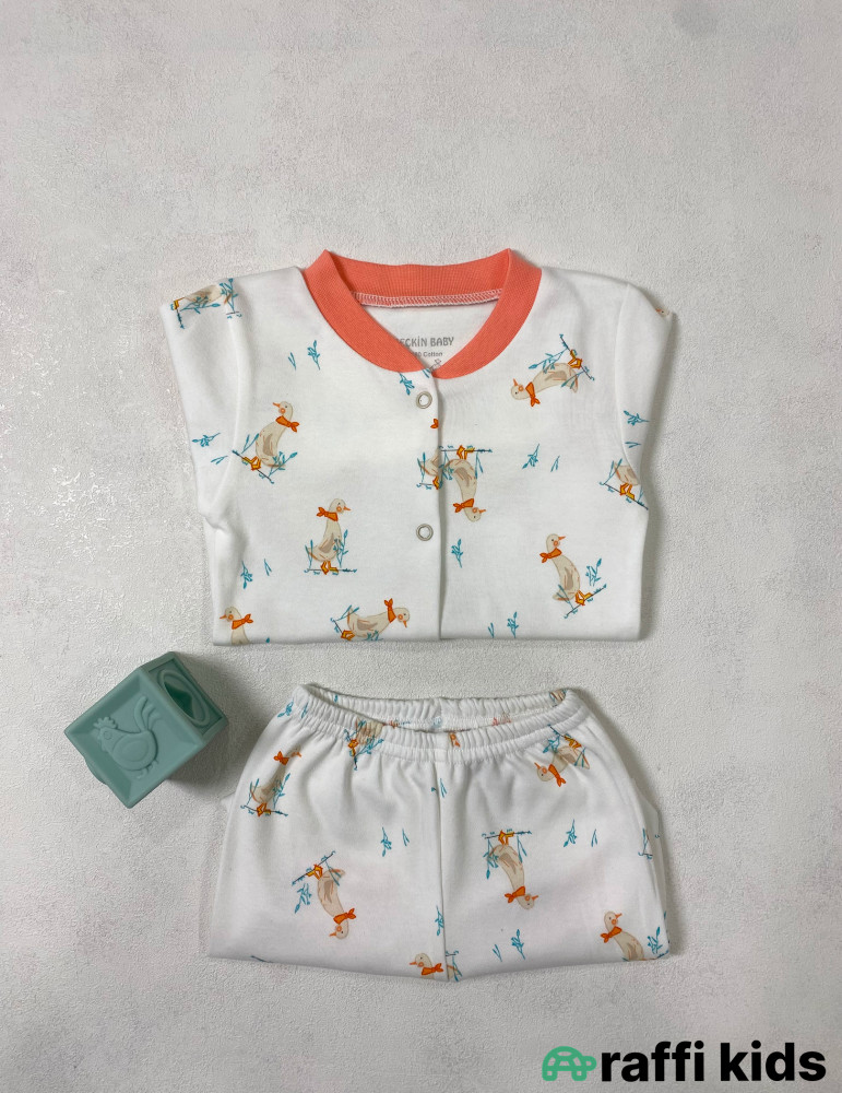 Goose 2-li pijama dəst -Türkiyə istehsalı pambıq uşaq geyimi|Raffi Kids
