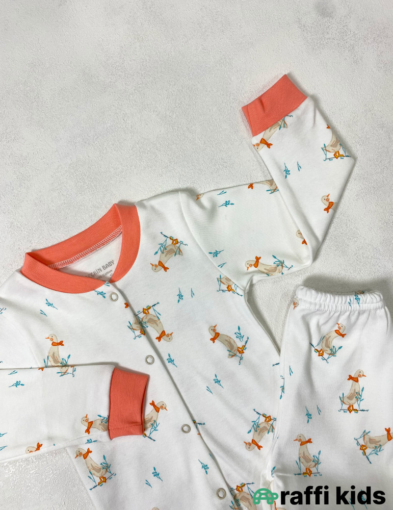 Goose 2-li pijama dəst -Türkiyə istehsalı pambıq uşaq geyimi|Raffi Kids