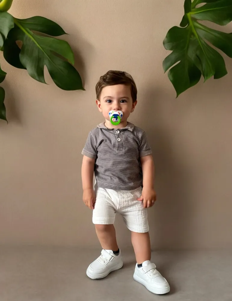 0-18 aylıq uşaqlar üçün yay sezon qisaqol sortik dəsti | sun and surf