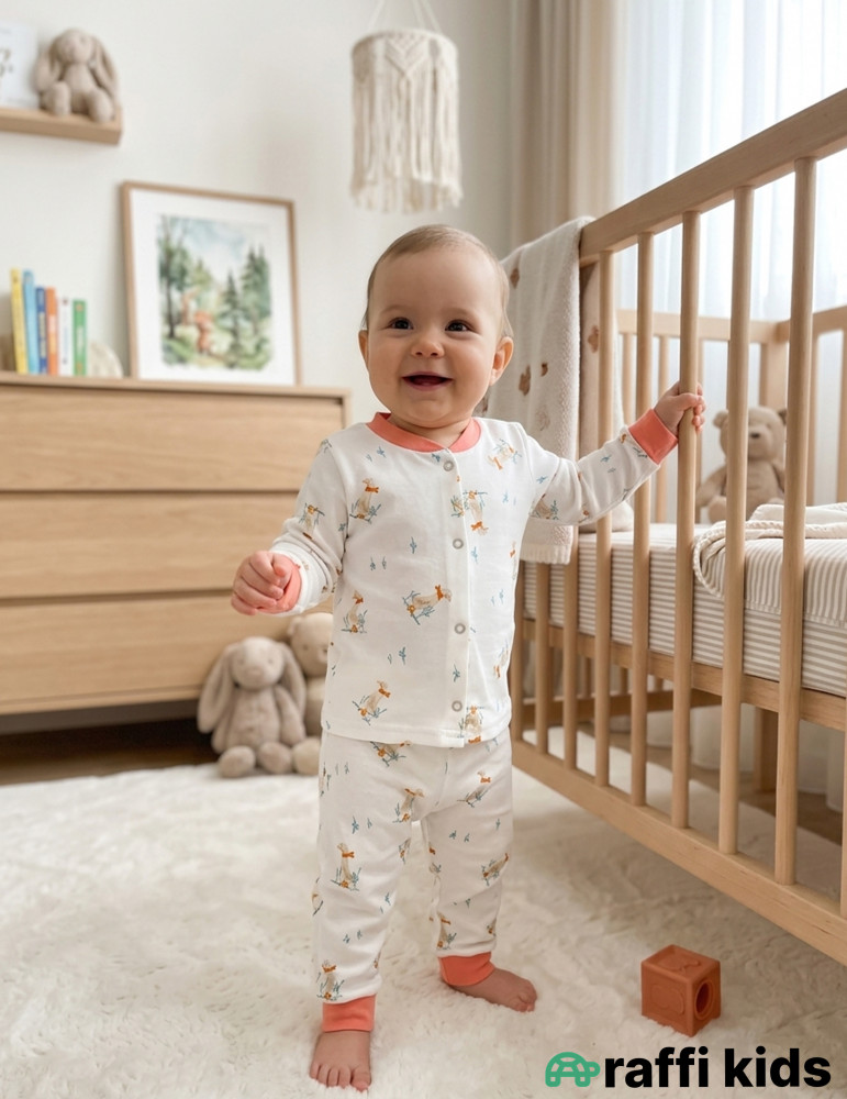 Goose 2-li pijama dəst -Türkiyə istehsalı pambıq uşaq geyimi|Raffi Kids