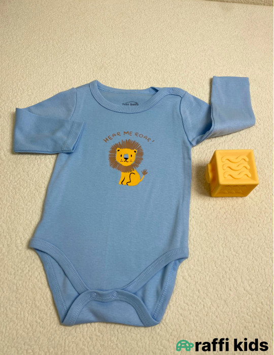 Roar uzunqol body -Türkiyə istehsalı pambıq uşaq geyimi|Raffi Kids