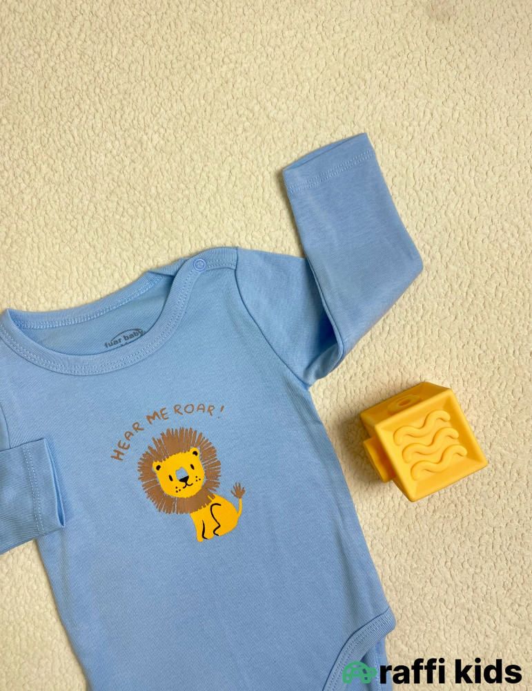 Roar uzunqol body -Türkiyə istehsalı pambıq uşaq geyimi|Raffi Kids