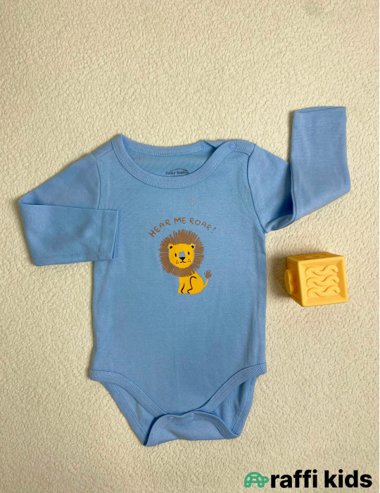 Roar uzunqol body -Türkiyə istehsalı pambıq uşaq geyimi|Raffi Kids