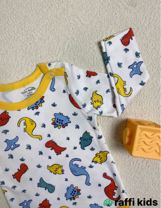 Dino uzunqol body -Türkiyə istehsalı pambıq uşaq geyimi|Raffi Kids