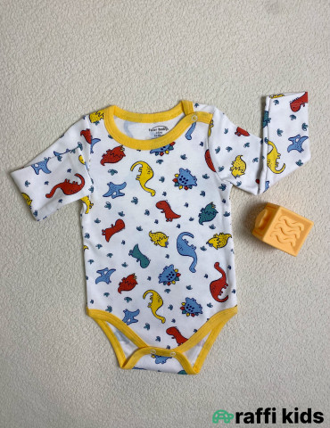 Dino uzunqol body -Türkiyə istehsalı pambıq uşaq geyimi|Raffi Kids