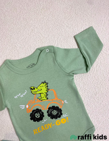 Timsah uzunqol body -Türkiyə istehsalı pambıq uşaq geyimi|Raffi Kids