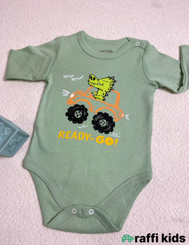 Timsah uzunqol body -Türkiyə istehsalı pambıq uşaq geyimi|Raffi Kids 2