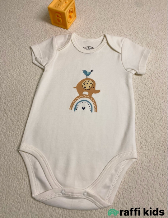 Dostlar qısaqol body -Türkiyə istehsalı pambıq uşaq geyimi|Raffi Kids