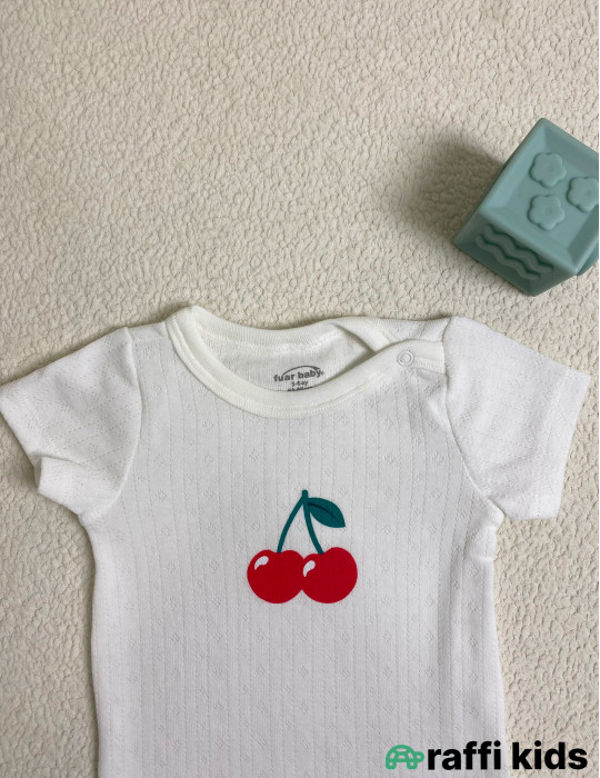Albalım qısaqol body -Türkiyə istehsalı pambıq uşaq geyimi|Raffi Kids