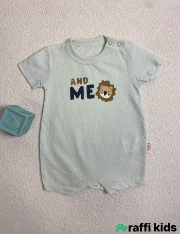 And me şort tulum -Türkiyə istehsalı pambıq uşaq geyimi|Raffi Kids