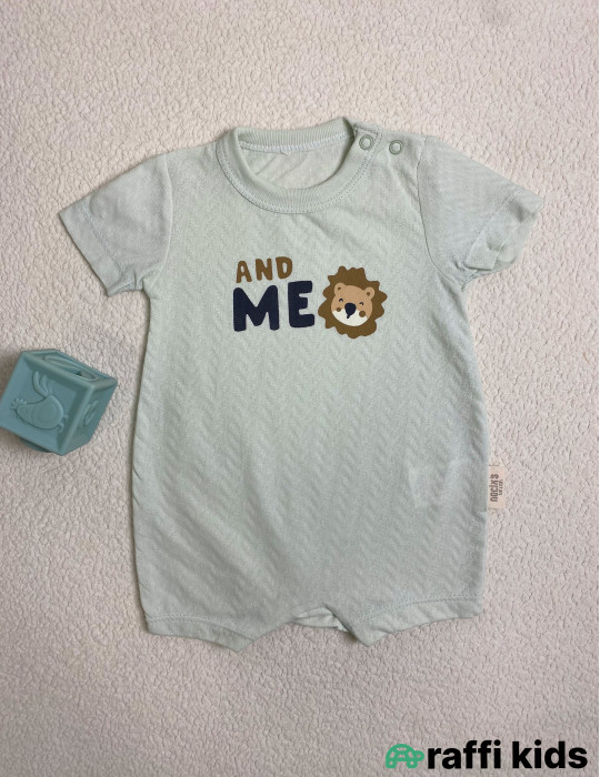 And me şort tulum -Türkiyə istehsalı pambıq uşaq geyimi|Raffi Kids