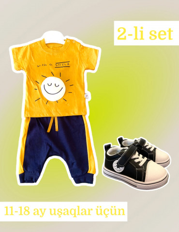 2-li set dəst, converse(11-18 ay körpələr üçün)