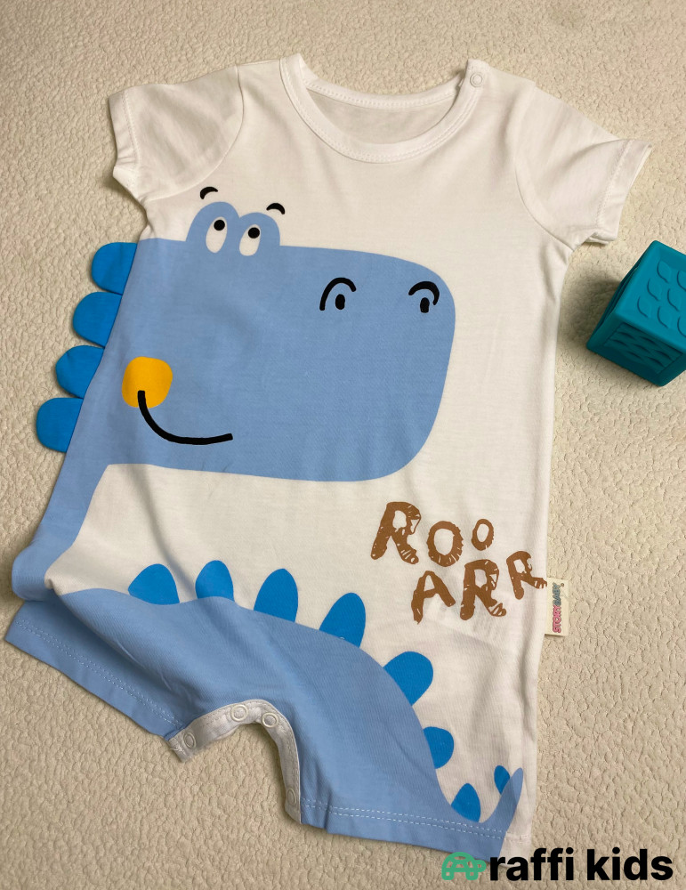 Roar şort tulum -Türkiyə istehsalı pambıq uşaq geyimi|Raffi Kids