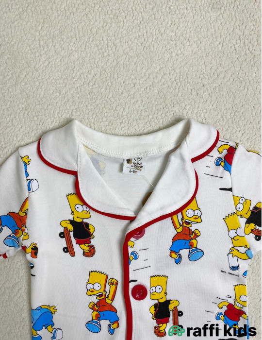 Simpsons 2-li pijama dəst -Türkiyə istehsalı pambıq uşaq geyimi|Raffi Kids