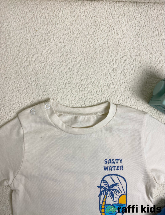 Salty water 2-li dəst -Türkiyə istehsalı pambıq uşaq geyimi|Raffi Kids
