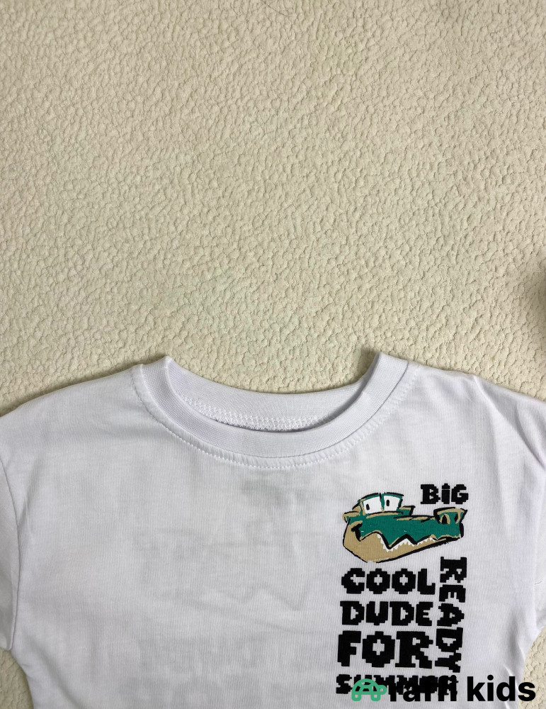 Cool dude 2-li dəst -Türkiyə istehsalı pambıq uşaq geyimi|Raffi Kids
