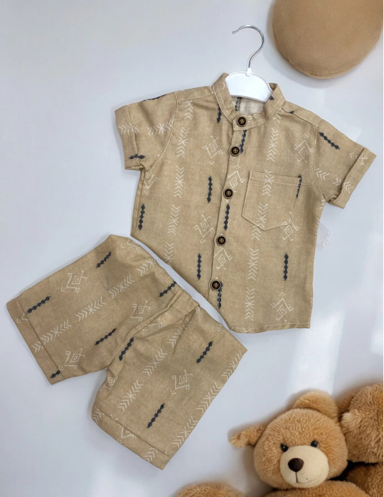 0-18 aylıq uşaqlar üçün yay sezon qisaqol sortik dəsti | sun and surf