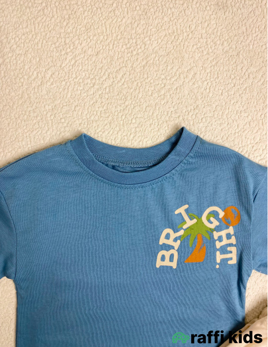Bright 2-li dəst  -Türkiyə istehsalı pambıq uşaq geyimi|Raffi Kids