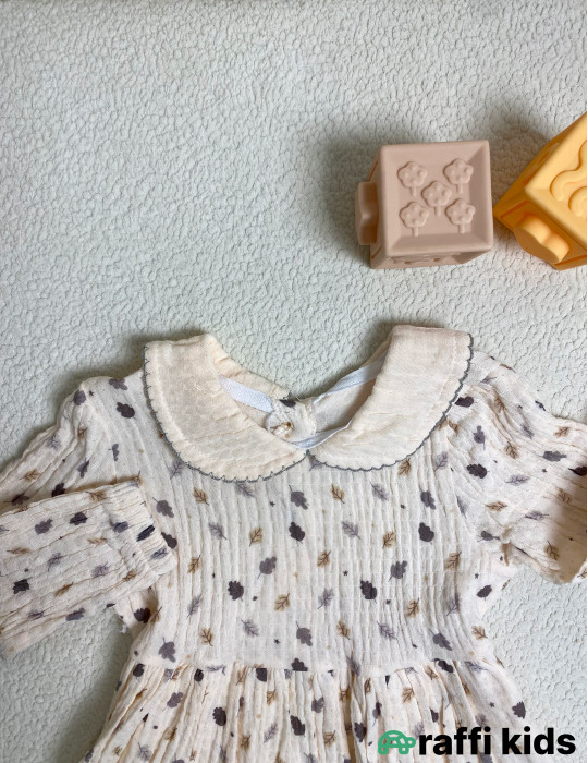 Bellis uzunqol don -Türkiyə istehsalı pambıq uşaq geyimi|Raffi Kids