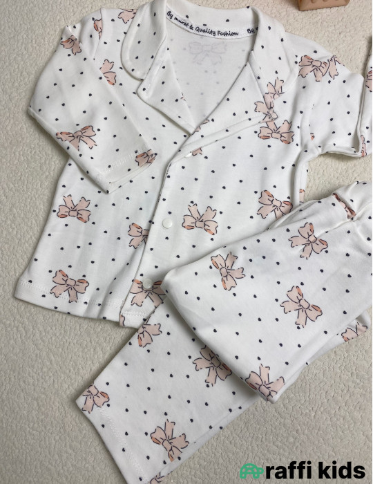 Love 2-li pijama dəst -Türkiyə istehsalı pambıq uşaq geyimi|Raffi Kids