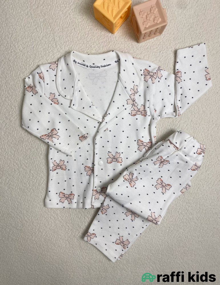 Love 2-li pijama dəst -Türkiyə istehsalı pambıq uşaq geyimi|Raffi Kids