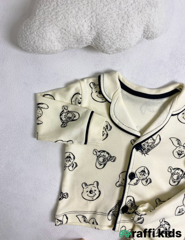 Vinnie the pooh 2-li pijama dəst -Türkiyə istehsalı pambıq uşaq geyimi|Raffi Kids 2