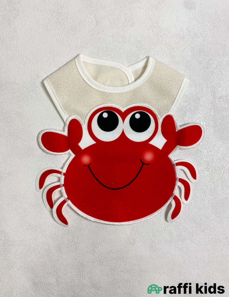 Crab önlük -Türkiyə istehsalı pambıq uşaq geyimi|Raffi Kids