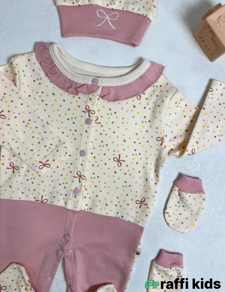 Love 5-li set ədyal ilə -Türkiyə istehsalı pambıq uşaq geyimi|Raffi Kids