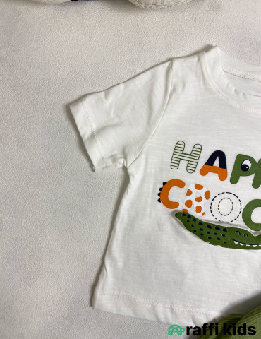 Happy 2-li dəst -Türkiyə istehsalı pambıq uşaq geyimi|Raffi Kids 2