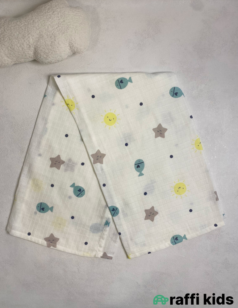 Stars müslin ədyal -Türkiyə istehsalı müslin ədyal |Raffi Kids