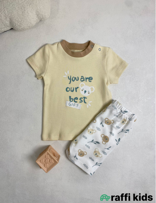 Best gift 2-li dəst-Türkiyə istehsalı pambıq uşaq geyimi|Raffi Kids